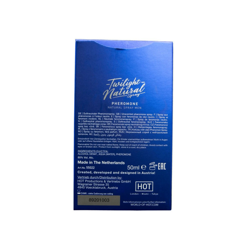 Hot - Twilight Pheromon - Natürliches Spray Für Männer 50 Ml |