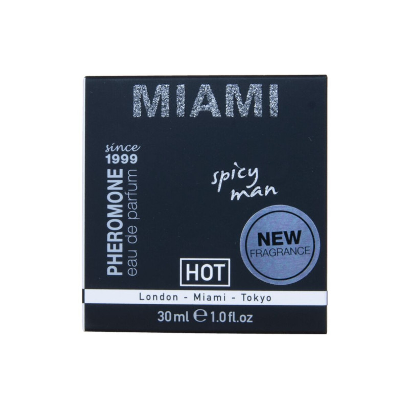 Hot - Perfume Con Feromonas Miami Spicy Hombre 30 Ml | Vybes.it