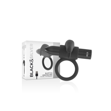 Black&Silver - Burton Ring 10 Vibration Modes Black | Vybes.it