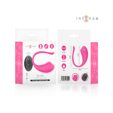 Intense - Œuf Vibrant Olivia Pink Avec Télécommande | Vybes.it