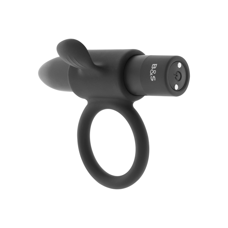 Black&Silver - Cameron Black Rechargeable Ring | Vybes.it