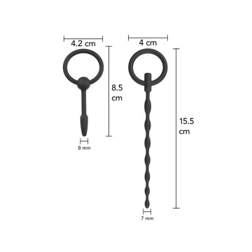 HIDDEN DESIRE - EXTREME STARTER SET HARNRÖHRENPLUGS 2 STÜCK - Dilator…