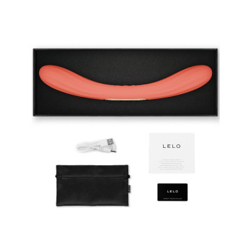 Lelo - Boomerang Vibrateur Double Extension Rouge Corail | Vybes.it