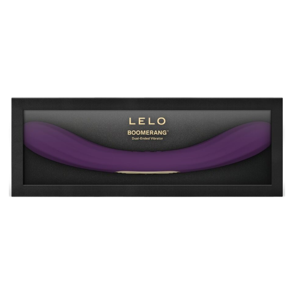 LELO - BOOMERANG VIBRATEUR À DOUBLE EXTRÉMITÉ VIOLET