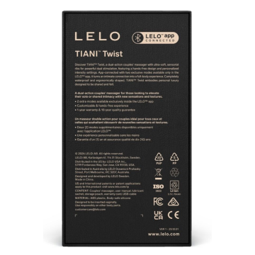 LELO - TIANI TWIST VIBRATEUR POUR COUPLES ROSE PÂLE