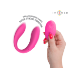 Intense - Nora Estimulador De Pinza Con Vibración Rosa | Vybes.it