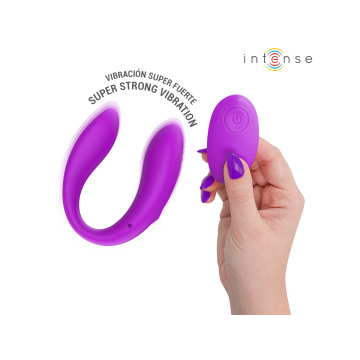 Intense - Nora Estimulador De Pinza Con Vibración Morado | Vybes.it