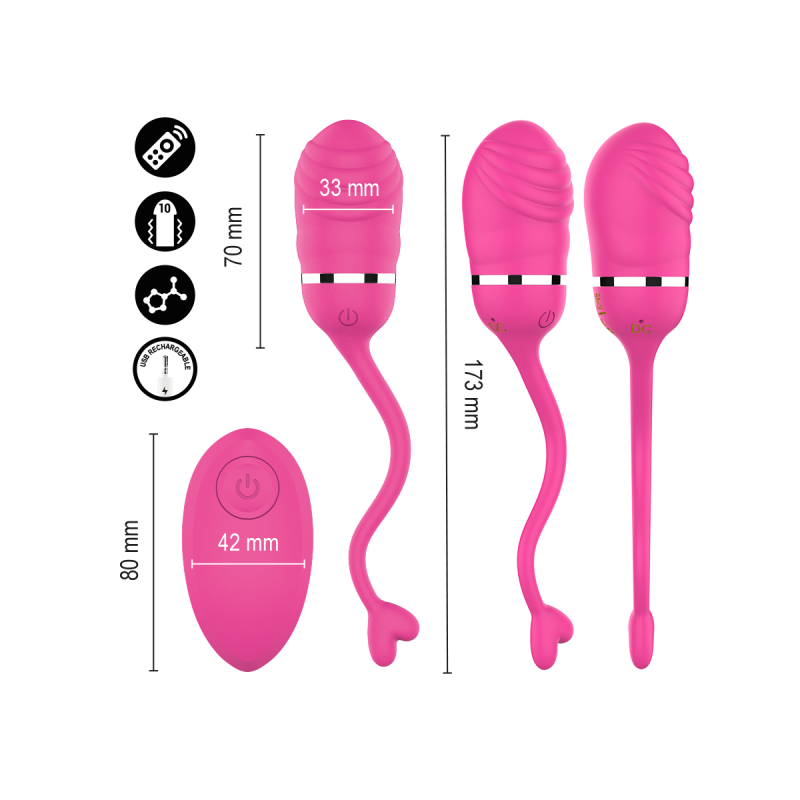 Intense - Sookie Huevo Vibrador Con Control Remoto Rosa | Vybes.it