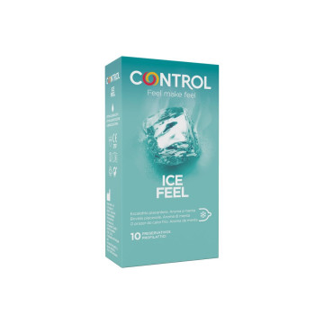 CONTROL - EFFET ICE FEEL COOL 10 UNITÉS - CONTROL CONDOMS - Effet fro…