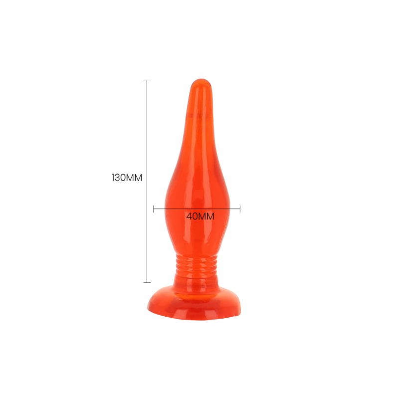 BAILE - PLUG ANALE SOFT TOUCH ROSSO 14.2 CM - BAILE ANAL - Tappi anali