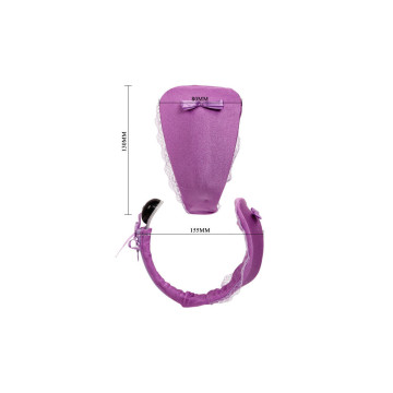 Baile - Tanga Con Vibrador Con Control Remoto Lila | Vybes.it