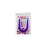 Baile - Double Gode En Gelée Flexible Lilas | Vybes.it