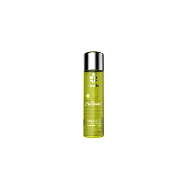 SWEDE - FRUITY LOVE EFFET RÉCHAUFFANT HUILE DE MASSAGE VANILLE ET POI…