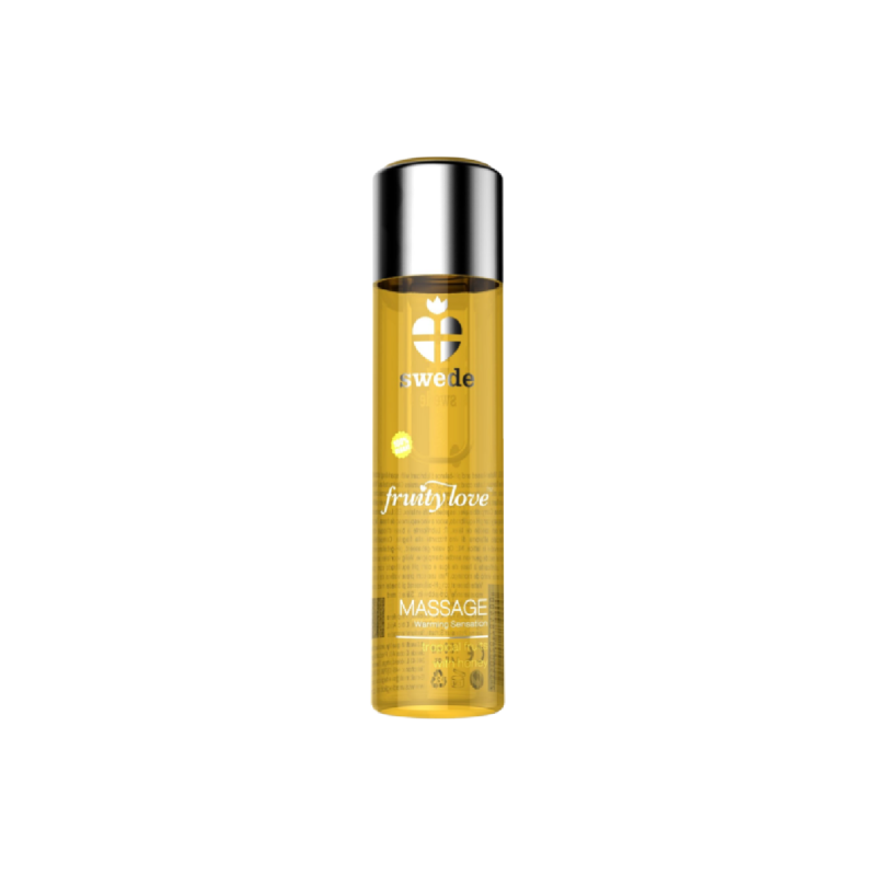 SWEDE - FRUITY LOVE MASSAGEÖL MIT WÄRMENDEM EFFEKT TROPISCHES FRUCHTI…