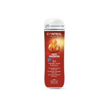 CONTROL - HOT PASSION 3 IN 1 GEL 200 ML - CONTROL LUBES - Unflavored…