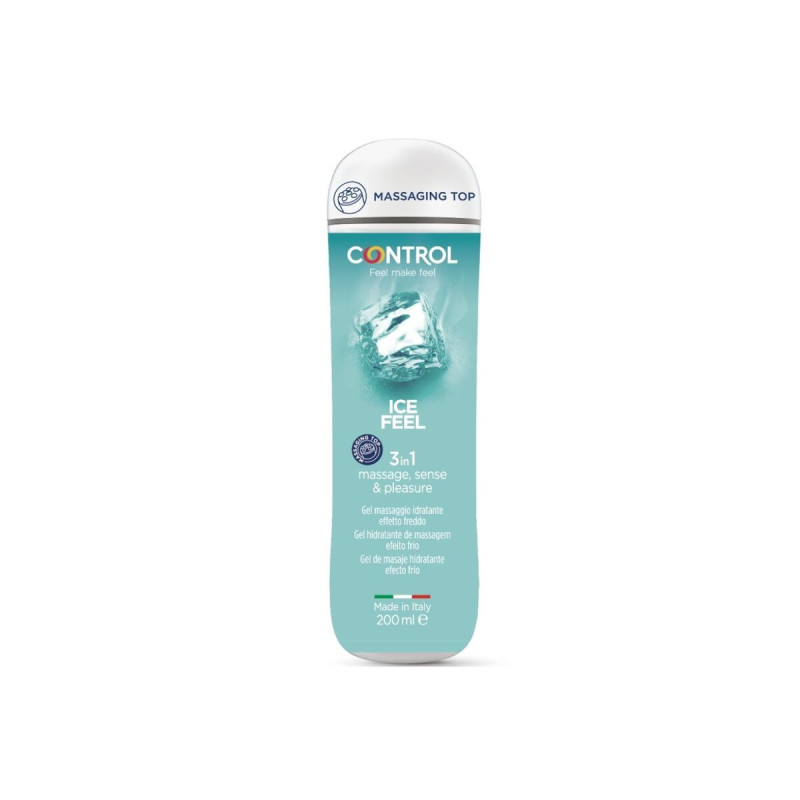 CONTROL - GEL 3 EN 1 SENSATION DE GLACE 200 ML - CONTROL LUBES - Effe…