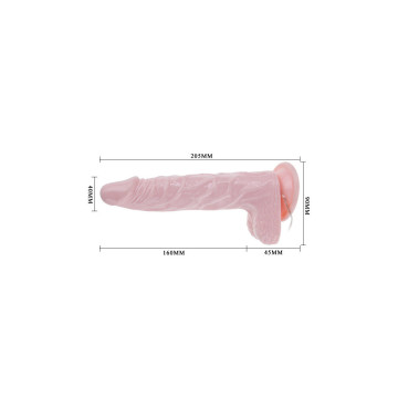 Baile - Super Rota Dong Dildo Realístico 20.5 Cm | Vybes.it