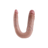 King Cock - Doppelpenetrationsdildo 17.8 Cm Natürlich | Vybes.it