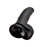 King Cock - Dildo Black With Balls 22.9 Cm | Vybes.it