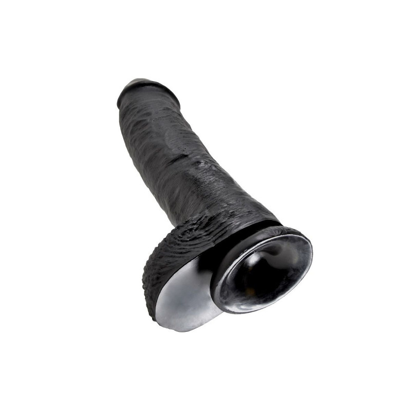 King Cock - Pene Realistico Negro 25.4 Cm | Vybes.it