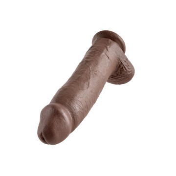 King Cock - Pene Realístico Marrón 30.48 Cm | Vybes.it