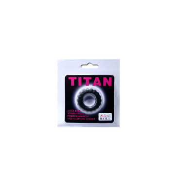 BAILE - TITAN COCKRING BLACK 2 CM - BAILE FOR HIM - Cockrings without…