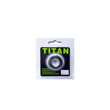 Baile - Titan Cockring Schwarz Grün 2 Cm | Vybes.it