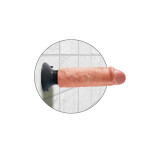 KING COCK - DILDO VIBRADOR 15.24 CM NATURAL