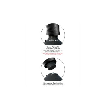 King Cock - Dildo Vibrador Con Testículos 23 Cm Negro | Vybes.it