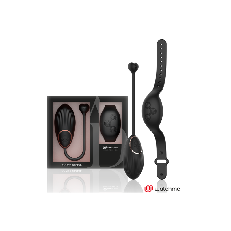 Anne's Desire - Huevo Control Remoto Tecnología Watchme Negro |