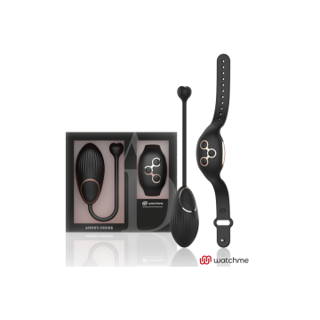 Anne's Desire - Egg Technologie De Télécommande Watchme Noir/Or |
