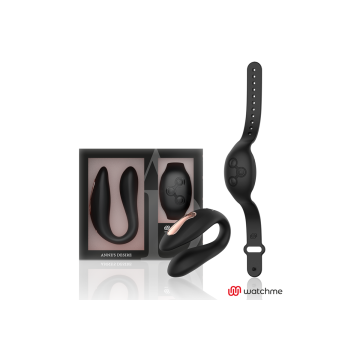 Anne's Desire - Dual Pleasure Tecnología Watchme Negro | Vybes.it