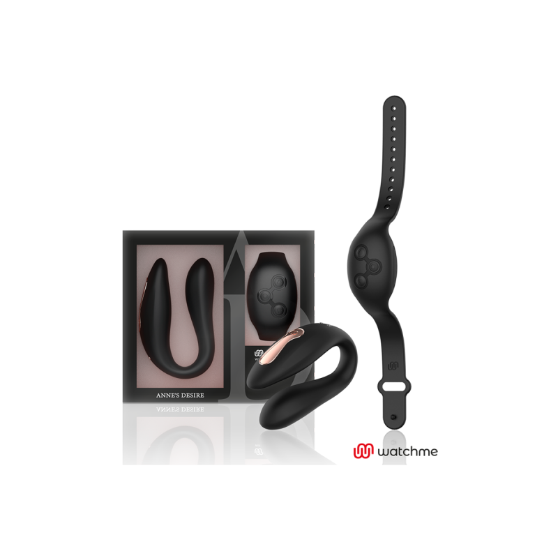 Anne's Desire - Dual Pleasure Tecnología Watchme Negro | Vybes.it