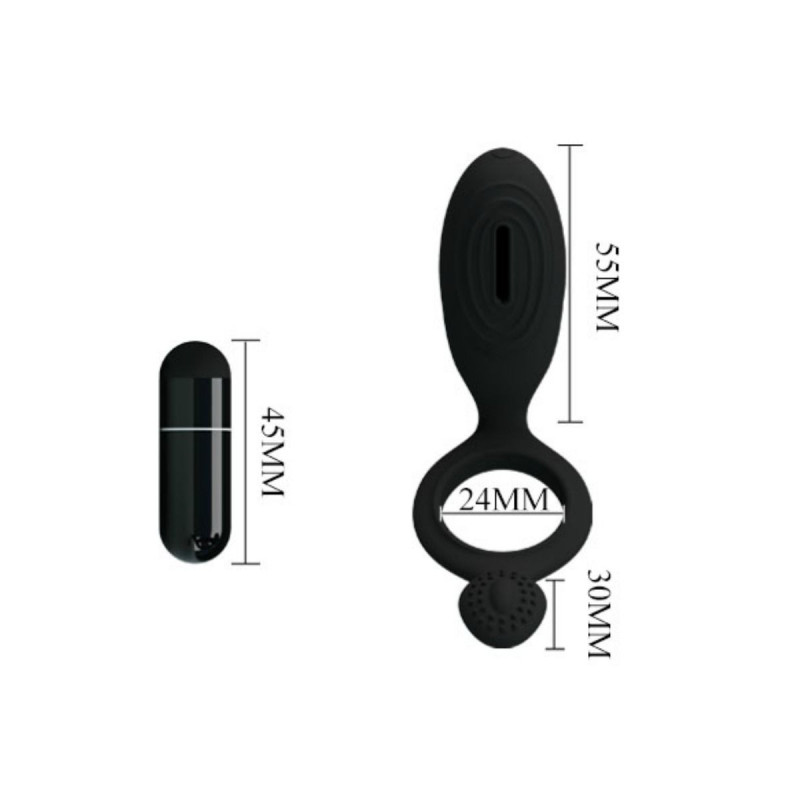 Pretty Love - Ethel Anillo Vibrador Con Estimulador | Vybes.it