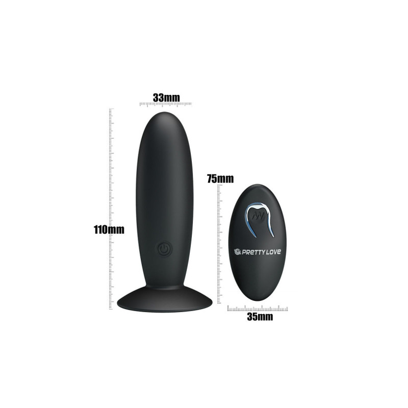 Pretty Love - Plug Anal Rechargeable Avec Vibration Et Contrôle |