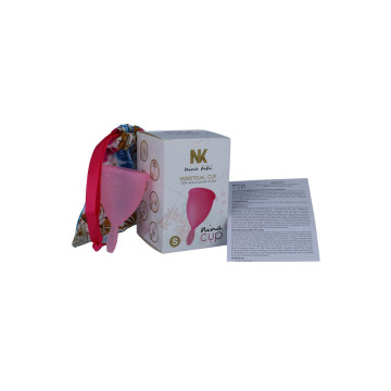 NINA KIKÍ - COPPA MESTRUALE ROSA - TAGLIA S - Coppa vaginale