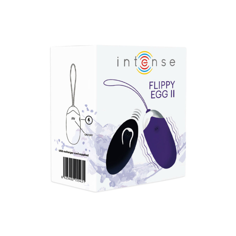 Intense - Flippy Ii Huevo Recargable Remoto Lila | Vybes.it
