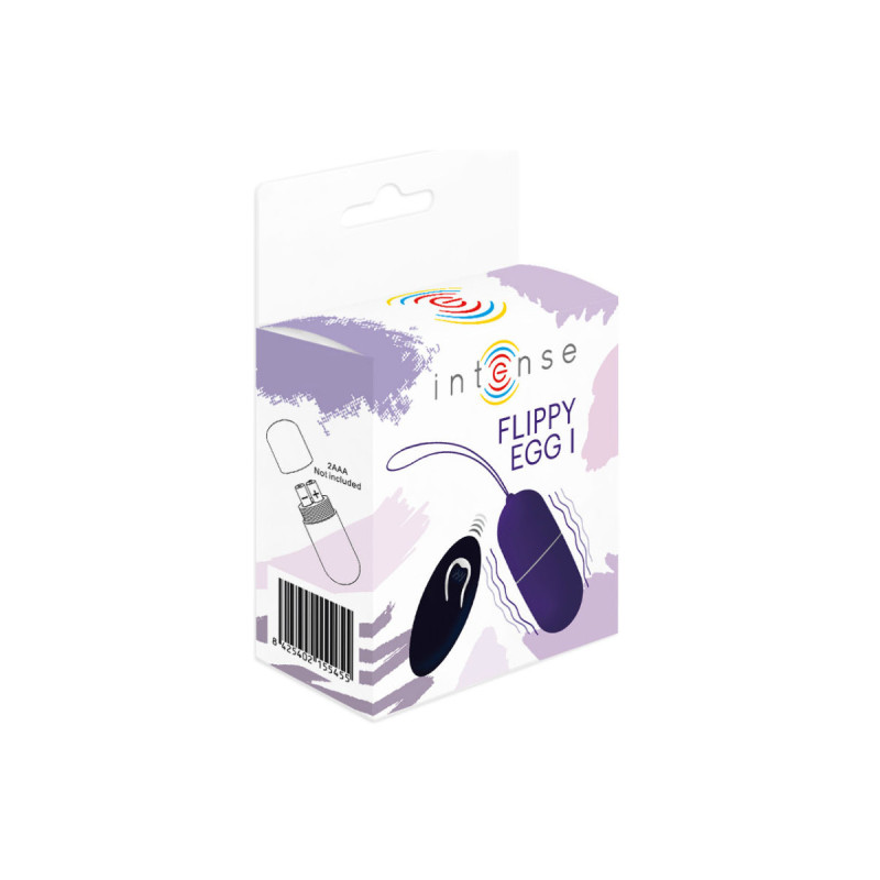Intense - Oeuf Vibrant Flippy I Avec Télécommande Violet | Vybes.it