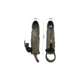 Baile - Brave Man Penis Cover With Rabbit Black 16.5 Cm | Vybes.it