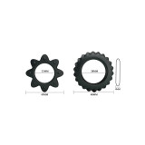Baile - Kit 2 Ring Blühende Silikonringe | Vybes.it
