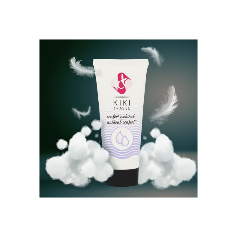 KIKÍ TRAVEL - CONFORT LUBRIFIANT NATUREL 50 ML - Base d'eau
