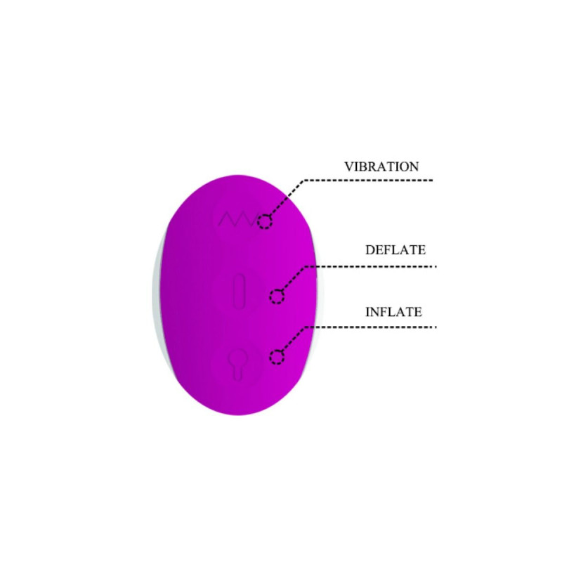 Pretty Love - Vibrateur Gonflable Rechargeable Dempsey | Vybes.it