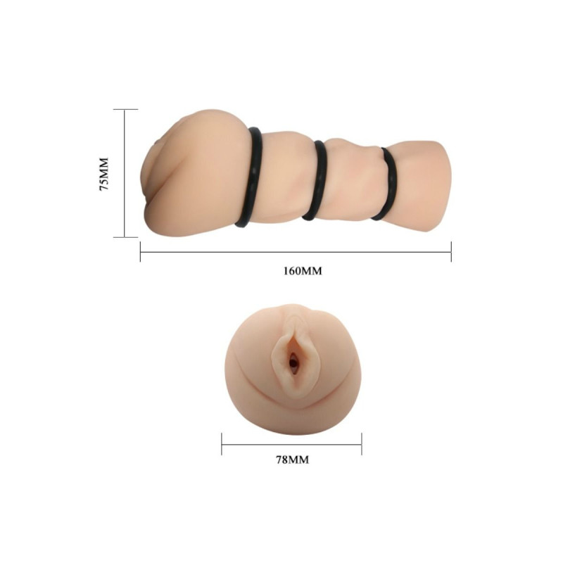 Crazy Bull - Vagina Masturbador Con Anillos | Vybes.it