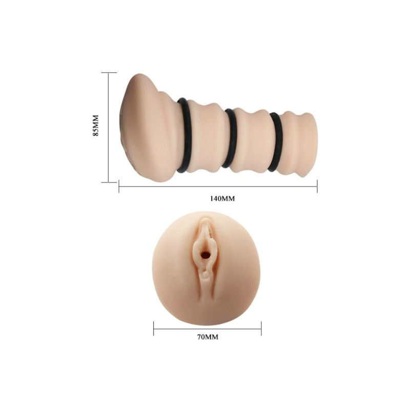 CRAZY BULL - MASTURBADOR MIT RINGEN VAGINA MODELL 2 - Vaginas mit Vib…