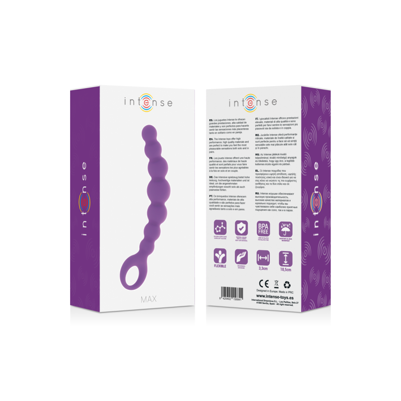 INTENSE - ANAL BEADS MAX LILAC - INTENSE ANAL TOYS | Vybes.it