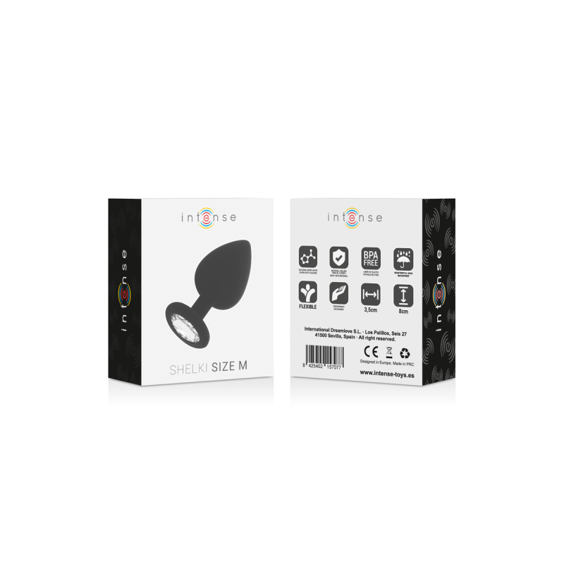 Intense - Shelki M Plug Anal Negro | Vybes.it