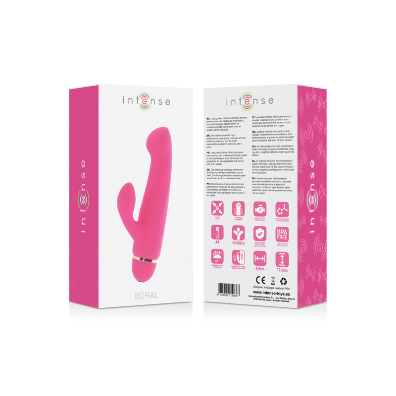 Intense - Boral 20 Speeds Silicone Rosa | Vybes.it