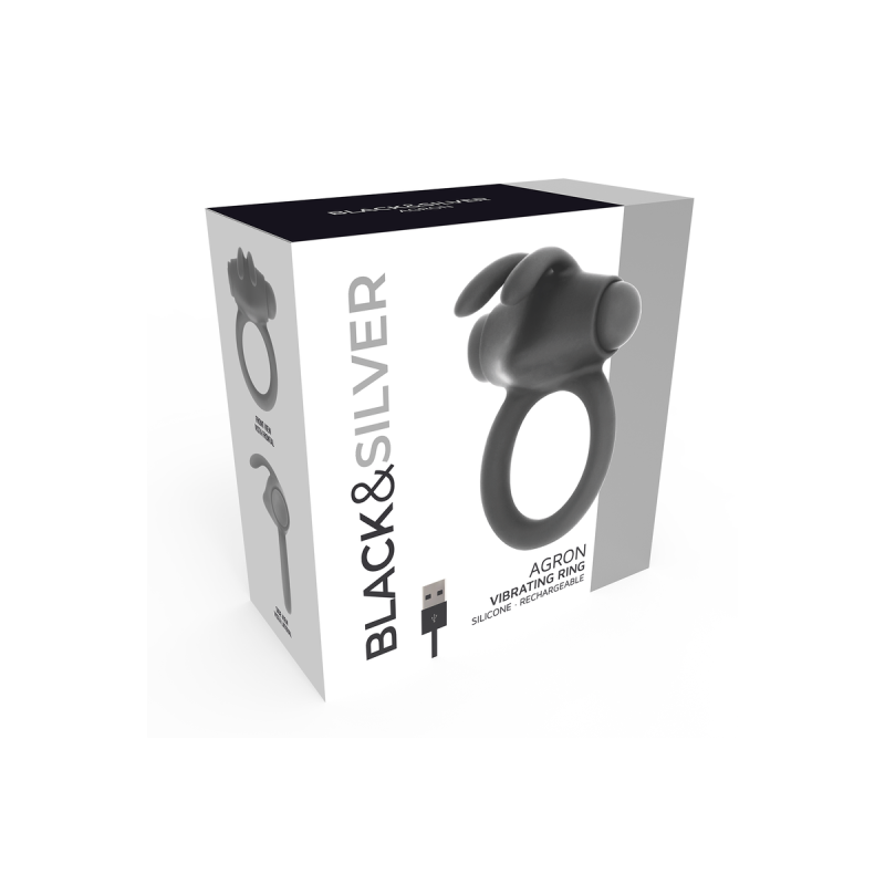 Black&Silver - Anello Agron 2.O | Vybes.it