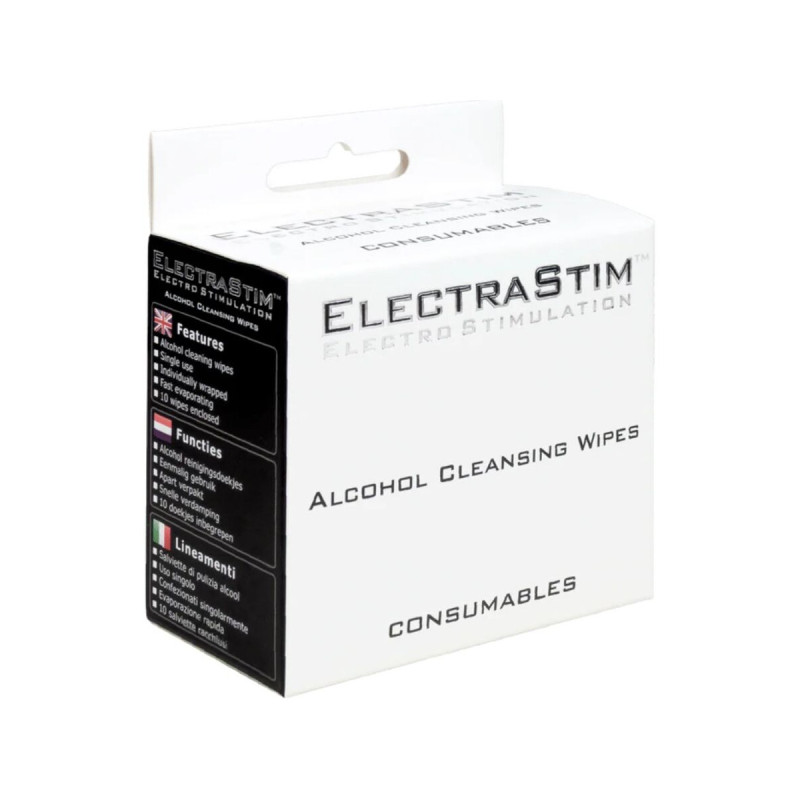 ELECTRASTIM - LINGETTES NETTOYANTES À L'ALCOOL 10 UNITÉS - Jouets dés…