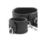 Fetish Submissive - Collier Et Menottes En Cuir Végan Avec Doublure